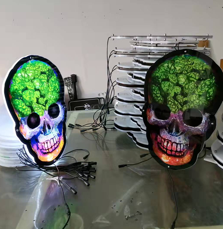 水晶灯箱
